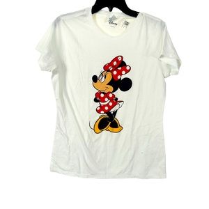 Disney Minnie Women’s White Shirt Size Medium new